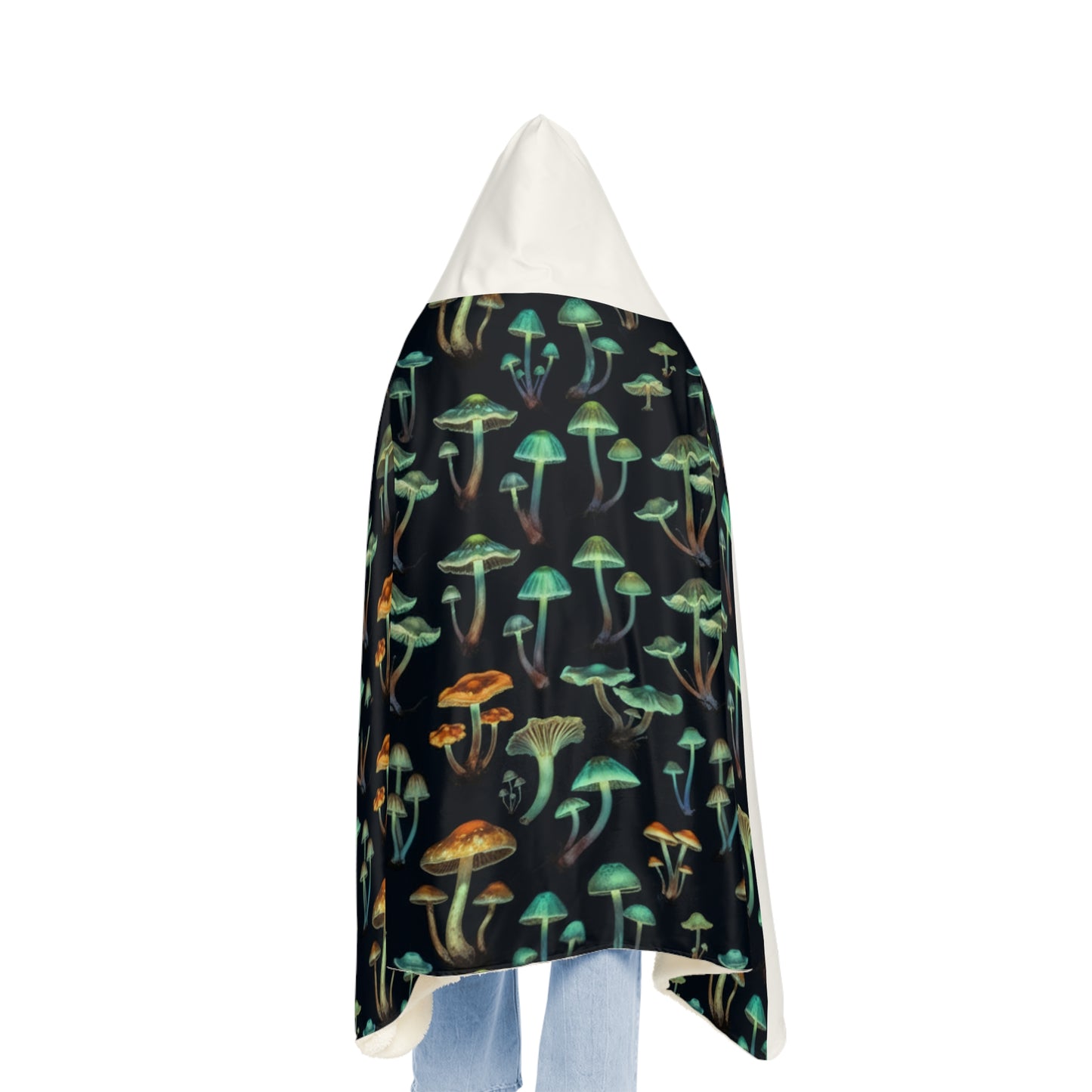 Hooded Blanket - Glow Mushroom Snuggle Throw
